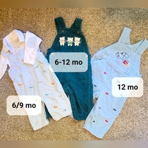 Baby Boy's Corduroy Overalls